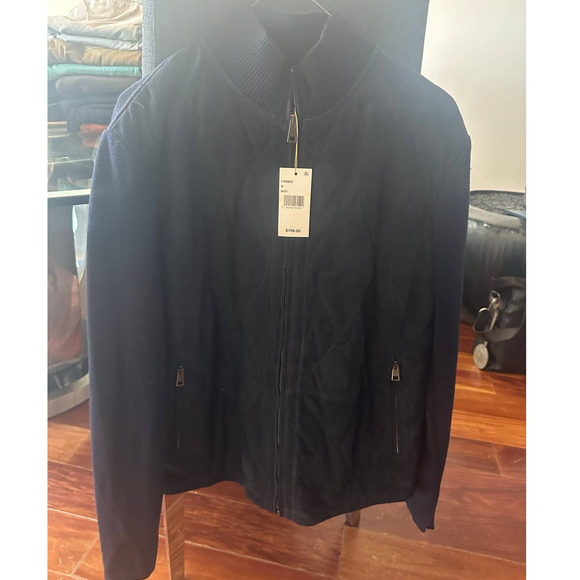 Saks Fifth Avenue Blue Jacket M NWT
